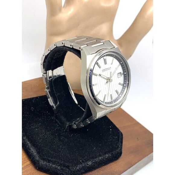 Seiko Men's Watch SBTH001 Quartz Silver Dial Date Stainless Steel 40mm $335 - Picture 14 of 14